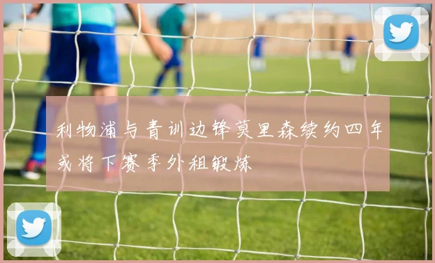 利物浦与青训边锋莫里森续约四年或将下赛季外租锻炼